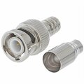 Cmple BNC Male Crimp Type Connector for RG-6, 2PK 1165-N